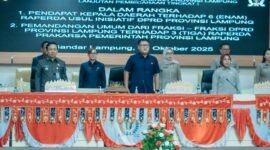 Sekdaprov Marindo Kurniawan Bersama Pimpinan DPRD Lampung