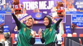 Tenis Meja Putri Raih Perak di Pornas