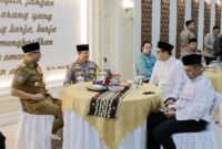 Gubernur Lampung Mirza dan Kapolda Lampung Buka Bersama