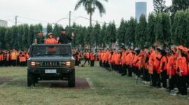 Kepala BPS RI Pimpin Apel Siaga SE 2026 di Lampung [De]