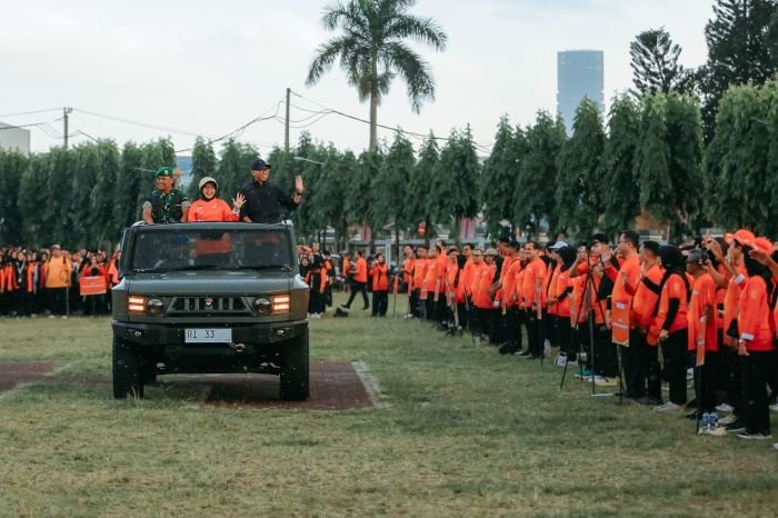 Kepala BPS RI Pimpin Apel Siaga SE 2026 di Lampung [De]