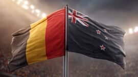 Belgia vs Selandia Baru : Pertandingan Berebut Peluang 32 Besar  [De]