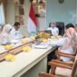 WAKILGubernur Lampung, Jihan Nurlela, saat memimpin Rapat Koordinasi Tim Percepatan Penanggulangan Tuberkulosis (TP2TB) Kabupaten Lampung Selatan secara virtual [pl)
