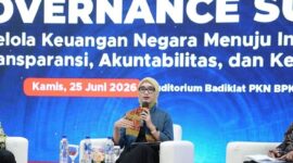 WAKIL Gubernur Lampung Jihan Nurlela menegaskan bahwa transformasi digital telah menjadi kebutuhan mutlak dalam tata kelola pemerintahan modern, khususnya dalam pengelolaan keuangan daerah yang transparan, akuntabel, dan berorientasi pada pelayanan publik. [Hs]

