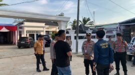 Kepala Kapolres Mesuji melaksanakan pengecekan menyeluruh terhadap seluruh titik pengamanan dan jalur yang akan dilalui rombongan, kamis (25/06/26) [Na]