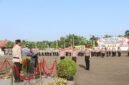Polres Mesuji menggelar Upacara Laporan Kenaikan Pangkat Periode 1 Juli 2026 yang dilaksanakan secara khidmat di Halaman Mako Polres Mesuji, Kabupaten Mesuji, Provinsi Lampung.[De]