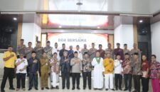 Menjelang peringatan Hari Bhayangkara Ke 80 Tahun 2026 Jajaran Polres Mesuji menggelar Doa bersama lintas agama dengan FKUB kabupaten Mesuji, stakeholder terkait dan Masyarakat dengan tema 