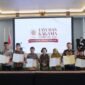 Universitas Islam Negeri (UIN) Raden Intan Lampung (RIL) menandatangani Memorandum of Understanding (MoU) atau Nota Kesepahaman dengan Universitas Gadjah Mada (UGM) dalam rangkaian Tayuhan KAGAMA Lampung 2026 di Grand Mercure Hotel, Sabtu (16/05/2026).[De]