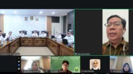 Lembaga Penjaminan Mutu (LPM) Universitas Islam Negeri (UIN) Raden Intan Lampung (RIL) menggelar 1st Assessment Meeting of UI GreenMetric Service Packages secara daring, Senin (25/05/2026).[De]