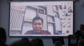 Guru Besar Universitas Islam Negeri (UIN) Raden Intan Lampung (RIL), Prof. Dr. Tulus Suryanto, M.M., Akt., CA., menjadi plenary speaker dalam International Multidisciplinary Academic Studies Conference (IMAS) 2026 yang digelar Faculty of Law and Economic Sciences dan Faculty of Nursing Titu Maiorescu University, di Târgu Jiu, Romania, Jum’at (15/05/2026).[De]