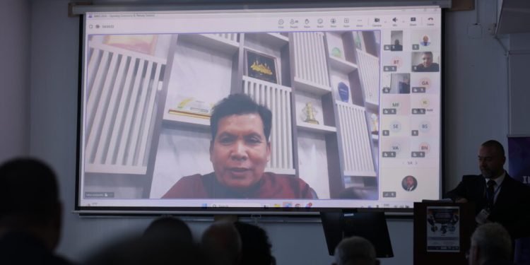 Guru Besar Universitas Islam Negeri (UIN) Raden Intan Lampung (RIL), Prof. Dr. Tulus Suryanto, M.M., Akt., CA., menjadi plenary speaker dalam International Multidisciplinary Academic Studies Conference (IMAS) 2026 yang digelar Faculty of Law and Economic Sciences dan Faculty of Nursing Titu Maiorescu University, di Târgu Jiu, Romania, Jum’at (15/05/2026).[De]