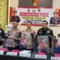 Team Tekab 308, Polres Mesuji, Polda Lampung, bergerak cepat memburu para pelaku pembunuhan satwa dilindungi Tapir yang videonya viral di jagat maya, Kabupaten Mesuji.[Nya]
