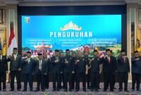 Ketua Jaringan Media Siber Indonesia (JMSI) Provinsi Lampung, Ahmad Novriwan, menghadiri kegiatan Pelantikan dan Pengukuhan Pengurus Forum Pembauran Kebangsaan (FPK), Forum Kerukunan Umat Beragama (FKUB), dan Forum Kewaspadaan Dini Masyarakat (FKDM) Provinsi Lampung yang digelar di Balai Keratun Lantai III, Komplek Kantor Gubernur Lampung, Selasa (7/7/2026).[De]