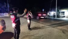 Jajaran Sat Samapta Polres Mesuji, Polda Lampung, secara rutin melaksanakan kegiatan Patroli Janji Jaga di dua titik strategis wilayah Kabupaten Mesuji, Exit Tol Simpang Pematang dan Underpas Simpang Pematang, selasa (07/07/26) malam.[De]