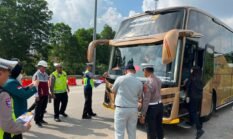 Rampcheck Digelar di Ruas Tol Bakauheni Terbanggi Besar, BTB Dukung Penuh Keselamatan Pengguna Jalan