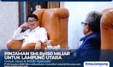 PT SMI Kucurkan Rp150 Miliar tuk Infrastruktur Lampung Utara yang Rusak
