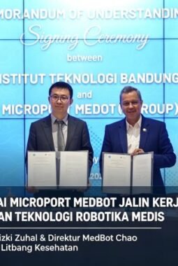 ITB dan Shanghai Microport MedBot Jalin Kerja Sama Robotika