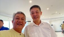 Ketua JMSI Lampung Ahmad Novriwan dan Prof Li dari Hainan University [Jul]
