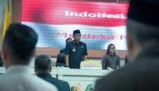 Gubernur Mirza di DPRD Provinsi Lampung saat Sidang Paripurna APBD. Pemprov yakinkan APBD berbasis kesejahteraan masyarakat [Na]