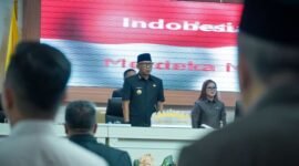 Gubernur Mirza di DPRD Provinsi Lampung saat Sidang Paripurna APBD. Pemprov yakinkan APBD berbasis kesejahteraan masyarakat [Na]