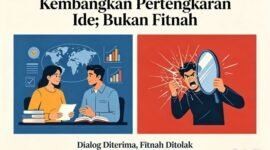 Opini Jamal Pertengkaran Ide-Ilustrasi