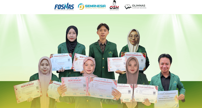 Mahasiswa Program Studi Pendidikan Biologi (PSPB) Fakultas Tarbiyah dan Keguruan (FTK) Universitas Islam Negeri (UIN) Raden Intan Lampung (RIL) mencatatkan prestasi membanggakan pada ajang Olimpiade Sains Hardiknas (OSH) 2026 yang digelar dalam rangka peringatan Hari Pendidikan Nasional.[De]