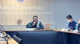 Dosen Fakultas Psikologi Islam Universitas Islam Negeri (UIN) Raden Intan Lampung (RIL), H. Rahmad Purnama, M.Si., turut berpartisipasi sebagai presenter dalam kegiatan International Seminar yang diselenggarakan Mahidol University.[De]