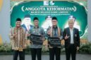 Gubernur Lampung, Rahmat Mirzani Djausal menyampaikan pentingnya kolaborasi seluruh elemen masyarakat dalam membangun Provinsi Lampung menuju daerah yang maju dan berdaya saing.[]