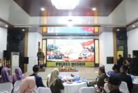 Polres Mesuji menggelar acara syukuran dalam rangka memperingati Hari Bhayangkara Ke 80 Tahun 2026, kegiatan berlangsung di Aula Tribrata Endra Dharma Laksana, rabu (01/07/26)[Na].