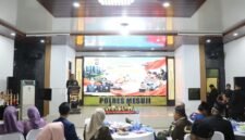 Polres Mesuji menggelar acara syukuran dalam rangka memperingati Hari Bhayangkara Ke 80 Tahun 2026, kegiatan berlangsung di Aula Tribrata Endra Dharma Laksana, rabu (01/07/26)[Na].