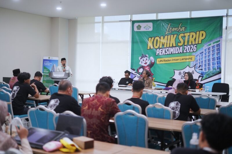 Universitas Islam Negeri (UIN) Raden Intan Lampung (RIL) dipercaya menjadi tuan rumah pelaksanaan Lomba Komik Strip Pekan Seni Mahasiswa Daerah Provinsi Lampung Tahun 2026 (PEKSIMIDA).[De]