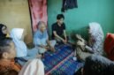 Wakil Gubernur Lampung Jihan Nurlela mengunjungi rumah calon siswa Sekolah Rakyat Menengah Atas Provinsi Lampung di Kelurahan Imopuro, Kecamatan Metro Pusat, Kamis (9/7/2026).[De]