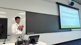 Dosen Universitas Islam Negeri (UIN) Raden Intan Lampung (RIL), Suherman, PhD, mempresentasikan hasil penelitiannya tentang instrumen kesiapan kecerdasan artifisial (Artificial Intelligence/AI) bagi calon guru pada Junior Researchers of EARLI (JURE) Conference 2026.[]