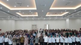 Otoritas Jasa Keuangan (OJK) bekerja sama dengan Fakultas Ekonomi dan Bisnis Islam (FEBI) Universitas Islam Negeri (UIN) Raden Intan Lampung (RIL) menggelar Sosialisasi Perdagangan Karbon di Bursa Karbon di Ballroom UIN RIL, Senin (18/05/2026).[De]