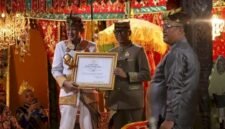 Gubernur Lampung Sandang Gelar Adat Suntan Tihang Marga dari Paksi Pak Sekala Bekhak/istimewa.[De]