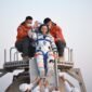 Astronaut Zhang Lu, Komandan Shenzhou-21 yang baru saja menyelesaikan misinya di angkasa bersama 2 awak lainnya selama 210 hari. (Xin)