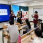 Foto yang diabadikan pada 19 Agustus 2026 ini menampilkan aktivitas kelas reguler bahasa Mandarin di BINUS School Semarang, di Semarang, Jawa Tengah. (Xinhua)
