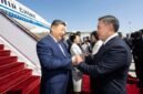 Presiden Tiongkok Xi Jinping tiba di Bishkek untuk menghadiri Konferensi Tingkat Tinggi (KTT) Organisasi Kerja Sama Shanghai (Shanghai Cooperation Organization/SCO) 2026 dan melakukan kunjungan kenegaraan ke Kirgizstan atas undangan Presiden Kirgizstan Sadyr Japarov pada 30 Agustus 2026. (Xinhua)