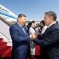 Presiden Tiongkok Xi Jinping tiba di Bishkek untuk menghadiri Konferensi Tingkat Tinggi (KTT) Organisasi Kerja Sama Shanghai (Shanghai Cooperation Organization/SCO) 2026 dan melakukan kunjungan kenegaraan ke Kirgizstan atas undangan Presiden Kirgizstan Sadyr Japarov pada 30 Agustus 2026. (Xinhua)