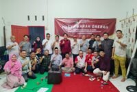 DR Suwardi Formatur Terpilih Musda FOKAL IMM Lampung Utara bersama anggota FOKAL lainnya [RA}