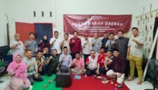 DR Suwardi Formatur Terpilih Musda FOKAL IMM Lampung Utara bersama anggota FOKAL lainnya [RA}