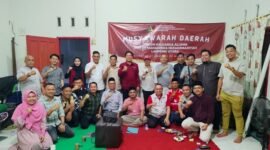 DR Suwardi Formatur Terpilih Musda FOKAL IMM Lampung Utara bersama anggota FOKAL lainnya [RA}