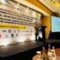 Direktur Jenderal Mineral dan Batubara Kementerian Energi dan Sumber Daya Mineral (ESDM) Republik Indonesia Tri Winarno menyampaikan sambutan dalam Pelatihan Lanjutan Sesi Kedua tentang Kebijakan Pertambangan dan Kepatuhan Regulasi di Indonesia yang diselenggarakan di Jakarta. (ESDM)