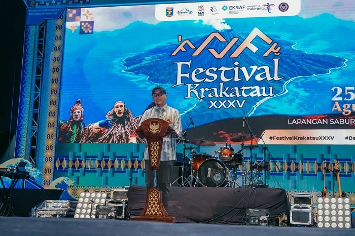 Pembukaan Festivak Krakatau XXXV. Gubernur Lampung berharap kegiatan ini Berdampak [PL]