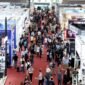 Foto yang diabadikan pada 19 April 2026 ini menunjukkan suasana Canton Fair ke-139 yang berlangsung di Guangzhou, Provinsi Guangdong, China selatan. (Xinhua)