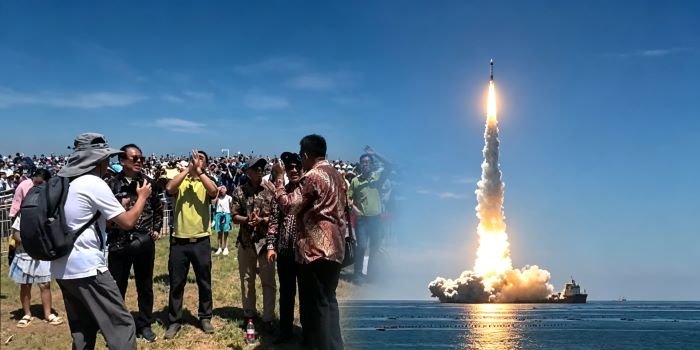 Gubernur Lampung dan rombongan saat peluncuran Satelit Lampung One di Tiongkok [lin]