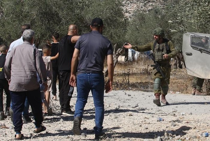 
Personel militer Israel melakukan operasi di Kota Qabatiya, sebelah selatan Kota Jenin, Tepi Baratbelum lama ini (Xinhua)