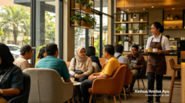 Kafe Mencari Jeda Seharian Kerja