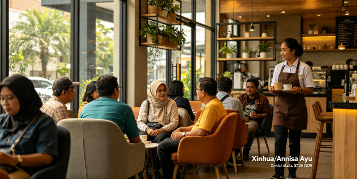 Kafe Mencari Jeda Seharian Kerja