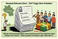 Monopoli Pembuatan Administasi di Desa
